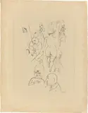 Tragigrotesken des Wieland Herzfelde by George Grosz, 1919, Fotolithografie auf Velin, sold Feb 2024