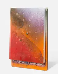 Ohne Titel by Katharina Grosse, 2013, Acryl und Sprühfarbe auf 2 Distanz-Büchern, übereinander montiert mit 2 Schrauben (Wandobjekt), sold Oct 2023