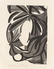 Aus: „Die Zeichen by Otto Freundlich, 1919, Zinkgravur auf festem Papier, sold Sep 2021
