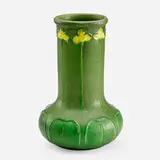 Wilhelmina Post for Grueby Faience Company, Fine And Tall Vase