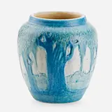 Anna Frances Simpson for Newcomb College Pottery, Small Scenic Vase
