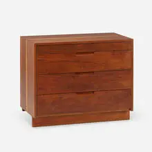 Cabinet by George Nakashima, 1955, American black walnut, sold Jun 2023