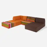 Modular sofa by Hans Hopfer, 1971 / 2005, upholstery, sold Jun 2023