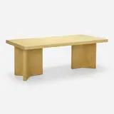 Dining table, model 2253 1/2 by Paul Theodore Frankl, c. 1950, lacquered cork, sand-blasted and lacquered oak, sold Jun 2023