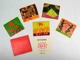 Untitled by Keith Haring, silkscreen postcard portfolio, 1983, offered Oct 2025