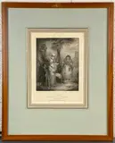 Untitled by La Lecon, 1828, lithograph by thomas fairland after stephanoff, offered Aug 2025