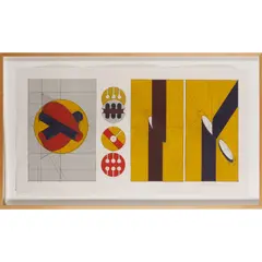 Untitled, 1970.Color by Arnaldo Pomodoro, lithograph printed on wove paper, offered Mar 2026