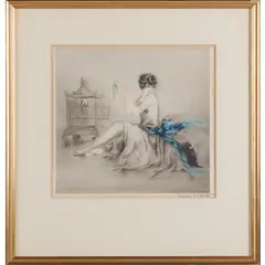 Jealousy, 1927.Color by Louis Icart, etching and drypoint on wove paper, offered Jan 2026