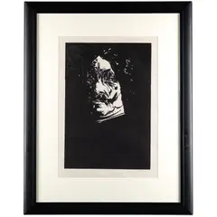 Diego Velazquez (F/O'S. 458) by Leonard Baskin, circa 1963, Woodcut on wove paper, offered Dec 2025