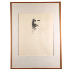 Jusepe de Ribera (F/O'S. 477) by Leonard Baskin, 1964, Etching on wove paper, offered Dec 2025