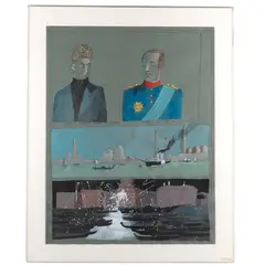 The Greek Royal Wedding at Athens by Robert Andrew Parker, 1972, Gouache on paper, offered Dec 2025
