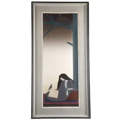 The Caller, 1978.Color by Will Barnet, screenprint on Rives BFK paper, offered Dec 2025