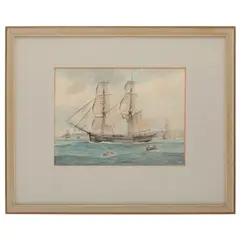Leaving Port, n.d by Thomas Rowlandson, Watercolor, offered Dec 2025
