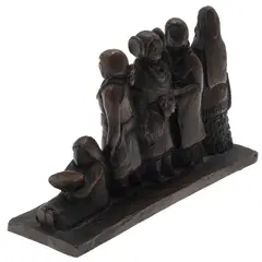 Untitled by Doug Hyde, Bronze Sculpture'Intertribal Greeting'3 1/2in. (8cm) h. x 6in. (15cm) l.Signed D, offered Nov 2025
