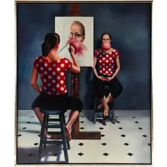 Bubbles by Lorraine Shemesh, 1990, Oil on canvas, offered Nov 2025