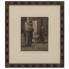 Waiting for the Cable Car, Chinatown, San Francisco, circa 1904Warm toned by Arnold Genthe, gelatin silver print, offered Nov 2025