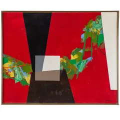 Rondo by Jeanette Judson, 1966, Oil on canvas, offered Nov 2025