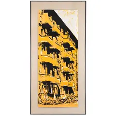 Building by Roger Herman, Woodcut Print, 1994Provenance: Ace Gallery, LAAt the age of 30, Herman immersed, offered Oct 2025