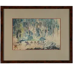 Stern Grove,'The Bartered Bride' by Joseph Raphael, Watercolor on paperSigned, offered Sep 2025