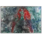 Parrots by Richard Wilt, Watercolor, gouache, ink on paperSigned, offered Sep 2025