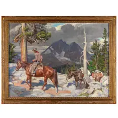 Duck Mountain Trail by Howard Everett Smith, oil on canvasSigned, offered Jul 2025
