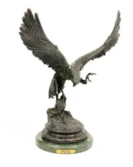 Artist signatureÊon the base of by Jules Moigniez, bronze. Condition: Good condition. Dimensions: Approximately 23.5 in H xÊÊ19.5 i, offered Jul 2025
