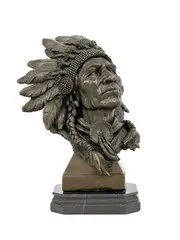 Signed on back of bust. Features great detail with a by Carl Kauba, marble base.Ê Condition: Over good condition. Some light wear throughout. Bronze, offered Jul 2025