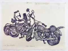 Untitled by Joseph Solman, Pencil, offered Feb 2025