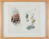 Harpswell Drawing #47 by Stephan Brigidi, 1982, Graphite, charcoal, and watercolor on paper, offered Dec 2025