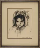 Untitled by Carol Wald, Charcoal on paper. 1965, offered Dec 2025