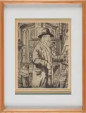 Untitled by Joseph Victor Roux Champion, Etching, offered Dec 2025
