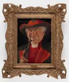 Untitled by Otto Eichenger, Oil on masonite panel, offered Dec 2025