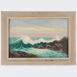 Seascape by Charles T. Stepule, 1958, Oil on canvas, offered Dec 2025
