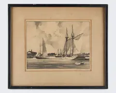 The Butterfly and the Ant (Ship names) by Gordon Grant, Lithograph, offered Dec 2025