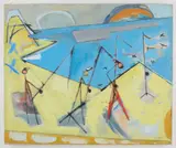 Fishing by Florence Leif, c.1950s, Oil on canvas, offered Dec 2025
