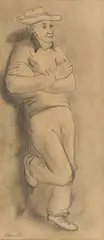 Untitled by Robert Hamilton, Graphite on paper. 1940, offered Dec 2025
