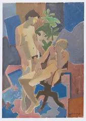 Untitled by Cornelius McCarthy, Gouache on paper. 1984, offered Dec 2025