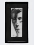 Portrait of a Man by Paul Russel, Charcoal on paper, offered Dec 2025