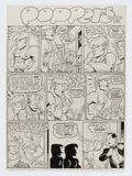 Untitled by Jerry A. Mills, Ink on Bristol board. Original comic panels for Mills' series "Poppers.", offered Dec 2025