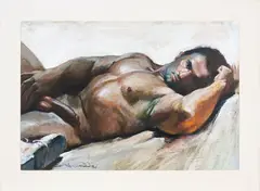 Untitled by Shozo Nagano, Oil on paper. 2003, offered Dec 2025