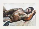 Untitled by Shozo Nagano, Oil on paper. 2003, offered Dec 2025