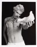 Black and white by Jim Barnes, photograph. 1997, offered Dec 2025