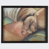 Untitled by Joseph Radoccia, 2004, Oil on canvas. From the "Penis Portrait Project" series, offered Dec 2025