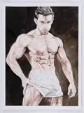 Untitled by Dana Andrew Bowers, Watercolor on paper. 2009, offered Dec 2025