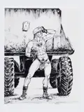 Untitled by Edmund "Ed" Cervone, Ink on paper. 1994, offered Dec 2025