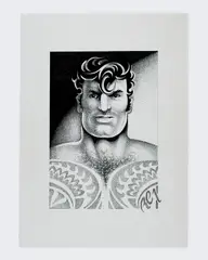 Untitled by ... Rex, Ink on paper together along with the graphite on paper study for the finished work. Both, offered Nov 2025