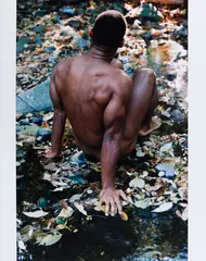 Sitting Figure by José Villarrubia, photograph, offered Nov 2025