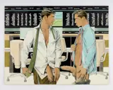 Rising Stocks by Kent Neffendorf, 2011, Ink, graphite, acrylic on illustration board, offered Nov 2025