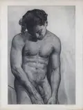 Untitled by Stephen Hale, Charcoal on paper, offered Nov 2025