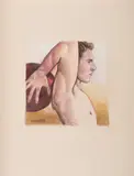 Colored by Martin Betts, pencil on paper, offered Nov 2025